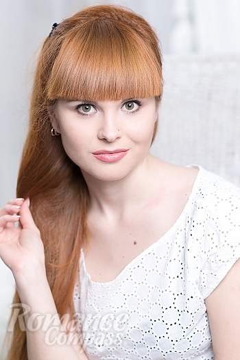 Ukrainian mail order bride Kristina from Odessa with light brown hair and green eye color - image 1