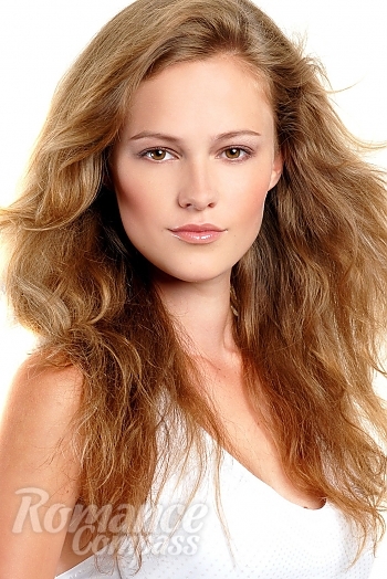 Ukrainian mail order bride Anastasia from Yalta with light brown hair and brown eye color - image 1