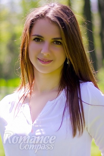 Ukrainian mail order bride Julia from Odessa with light brown hair and brown eye color - image 1