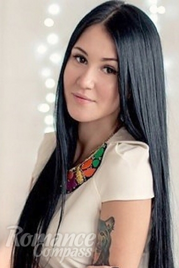 Ukrainian mail order bride Katya from Nikolaev with black hair and black eye color - image 1