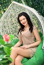 Ukrainian mail order bride Vladlena from Chuguev with black hair and blue eye color - image 10