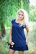 Ukrainian mail order bride Anna from Kropyvnytskyi with blonde hair and grey eye color - image 3