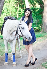 Ukrainian mail order bride Irina from Kropyvnytskyi with black hair and blue eye color - image 3