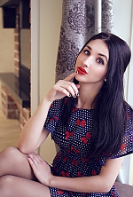 Ukrainian mail order bride Victoria from Lugansk with black hair and brown eye color - image 4