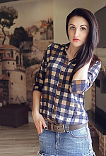 Ukrainian mail order bride Victoria from Lugansk with black hair and brown eye color - image 8