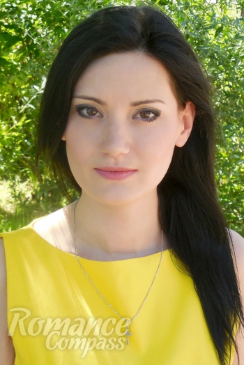 Ukrainian mail order bride Ekaterina from Chornomorsk with black hair and brown eye color - image 1