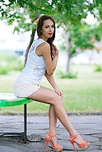 Ukrainian mail order bride Alina from Rubignoe with black hair and green eye color - image 7
