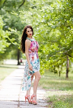 Ukrainian mail order bride Alina from Rubignoe with black hair and green eye color - image 4