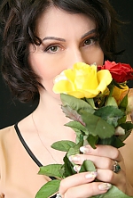 Ukrainian mail order bride Irina from Dnipro with black hair and green eye color - image 4