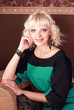 Ukrainian mail order bride Jyliya from Kiev with blonde hair and blue eye color - image 9
