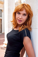 Ukrainian mail order bride Olga from Kyiv with red hair and green eye color - image 3