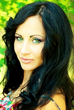 Ukrainian mail order bride Lilija from Nikolaev with black hair and green eye color - image 3