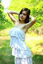 Ukrainian mail order bride Catherine from Manganese with light brown hair and green eye color - image 3