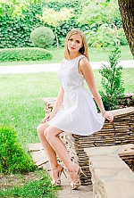 Ukrainian mail order bride Alina from Cherkassy with blonde hair and green eye color - image 3