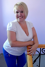 Ukrainian mail order bride Anna from Zaporozhye with blonde hair and blue eye color - image 2