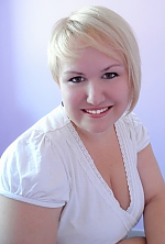 Ukrainian mail order bride Anna from Zaporozhye with blonde hair and blue eye color - image 3