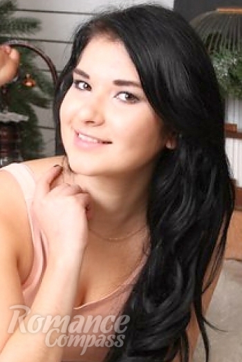 Ukrainian mail order bride Alla from Odessa with black hair and brown eye color - image 1