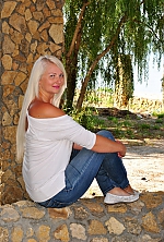 Ukrainian mail order bride Liliya from Nikolaev with blonde hair and blue eye color - image 5