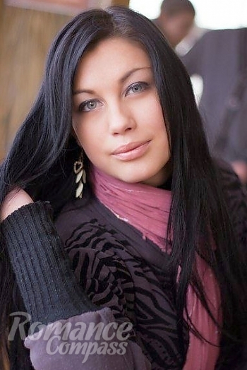 Ukrainian mail order bride Jana from Kherson with black hair and blue eye color - image 1