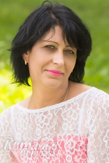 Ukrainian girl Liliya,54 years old with grey eyes and black hair.