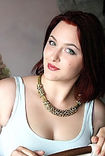 Ukrainian mail order bride Katy from Lugansk with red hair and blue eye color - image 3