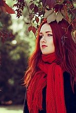 Ukrainian mail order bride Elina from Odessa with red hair and blue eye color - image 2