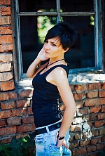 Ukrainian mail order bride Marina from Dnipro with black hair and blue eye color - image 14