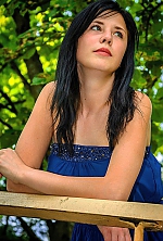 Ukrainian mail order bride Alena from Zvenigorod with brunette hair and grey eye color - image 2