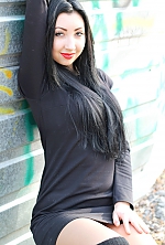 Ukrainian mail order bride Anna from Nikolaev with black hair and green eye color - image 6