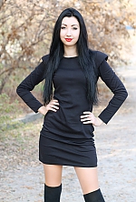 Ukrainian mail order bride Anna from Nikolaev with black hair and green eye color - image 5