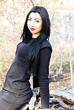 Ukrainian mail order bride Anna from Nikolaev with black hair and green eye color - image 7