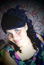 Ukrainian mail order bride Tatiana from Nikolaev with black hair and green eye color - image 2