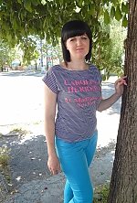 Ukrainian mail order bride Lyuba from Nikolaev with brunette hair and grey eye color - image 4