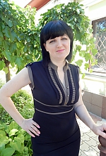 Ukrainian mail order bride Lyuba from Nikolaev with brunette hair and grey eye color - image 3