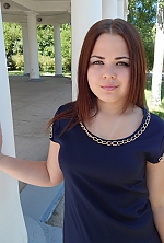 Ukrainian mail order bride Vladislava from Nikolaev with brunette hair and green eye color - image 2