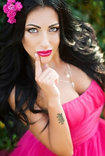 Ukrainian mail order bride Ekaterina from Donetsk with black hair and green eye color - image 4