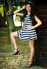 Ukrainian mail order bride Ekaterina from Donetsk with black hair and green eye color - image 2