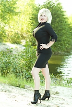 Ukrainian mail order bride Alena from Kharkov with blonde hair and green eye color - image 4