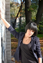 Ukrainian mail order bride Olga from Zaporozhye with black hair and green eye color - image 5