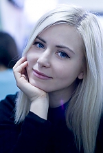 Ukrainian mail order bride Kate from Kiev with blonde hair and blue eye color - image 7