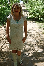 Ukrainian mail order bride Ludmila from Nicolaev with blonde hair and grey eye color - image 3
