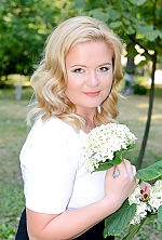 Ukrainian mail order bride Natalia from Vasilkov with blonde hair and green eye color - image 2