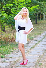 Ukrainian mail order bride Larisa from Kiev with blonde hair and grey eye color - image 3