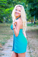 Ukrainian mail order bride Larisa from Kiev with blonde hair and grey eye color - image 4