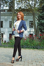 Ukrainian mail order bride Inessa from Odessa with red hair and grey eye color - image 5