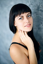 Ukrainian mail order bride Katerina from Dnipro with black hair and blue eye color - image 6