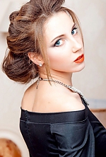 Ukrainian mail order bride Anastasia from Odessa with brunette hair and blue eye color - image 3