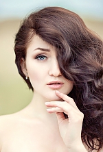 Ukrainian mail order bride Myroslava from Kiev with brunette hair and blue eye color - image 2