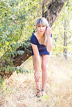 Ukrainian mail order bride Alla from Nikolaev with blonde hair and blue eye color - image 5