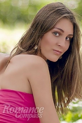 Ukrainian mail order bride Yaroslava from Kiev with light brown hair and green eye color - image 1